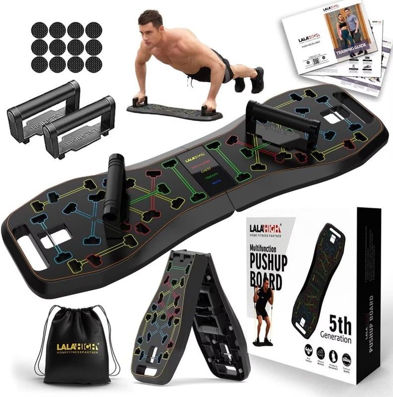 LALAHIGH-Push Up Board, Single Board with 5 Years Warranty, Fitness Equipment for Men and Women.