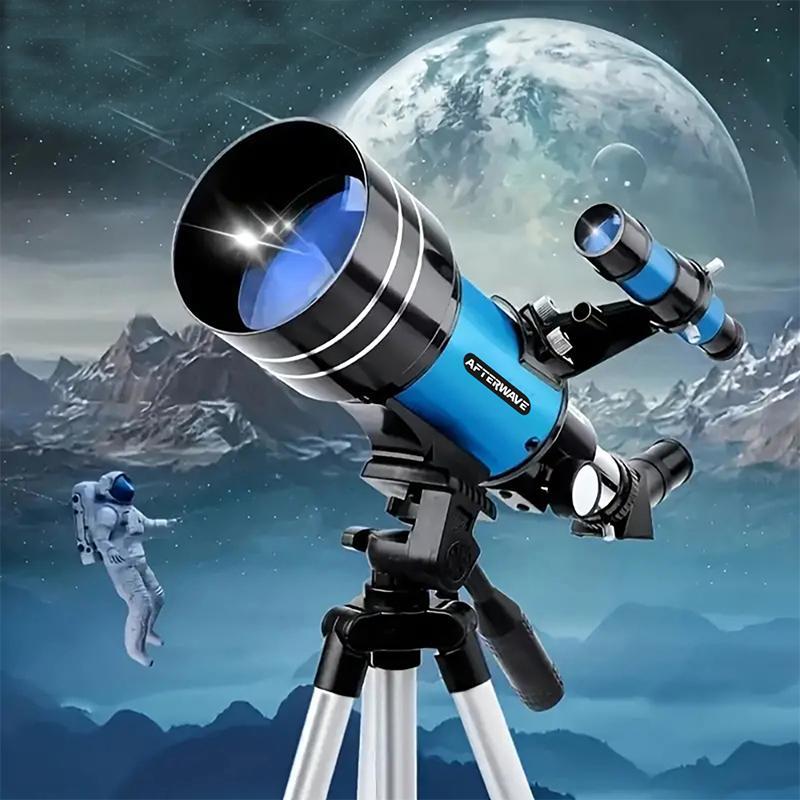 Astronomical Telescope, 1 Count Portable Adjustable Tripod Telescope, Outdoor Camping & Travel Telescope, School & Educational Supplies