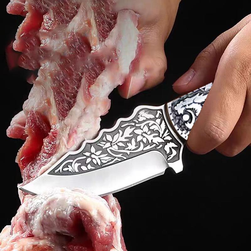 Hand-held meat knife outdoOrbarbecue steak can sharpen the kaifehome sharp fruit knife