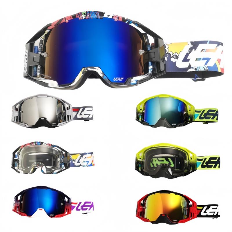 Leatt glasses Velocity 6.5 Ultra HD Double Layer Anti Fog fog mirror, Motocross Glasses Motorcycle MTB ATV Cycling Racing