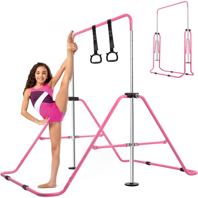 YEEGO DIRECT Expandable Gymnastics Bar, Folding Horizontal Kip Bars Junior Premium Gymnastic Equipment Monkey Climbing Tower Home Training for Kids