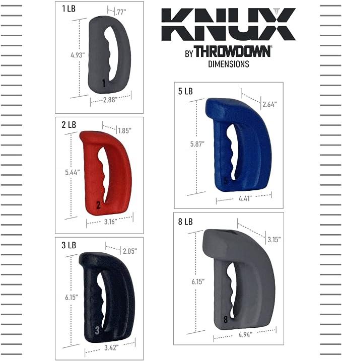 KNUX Premium Hand Weights for shadow boxing and fitness