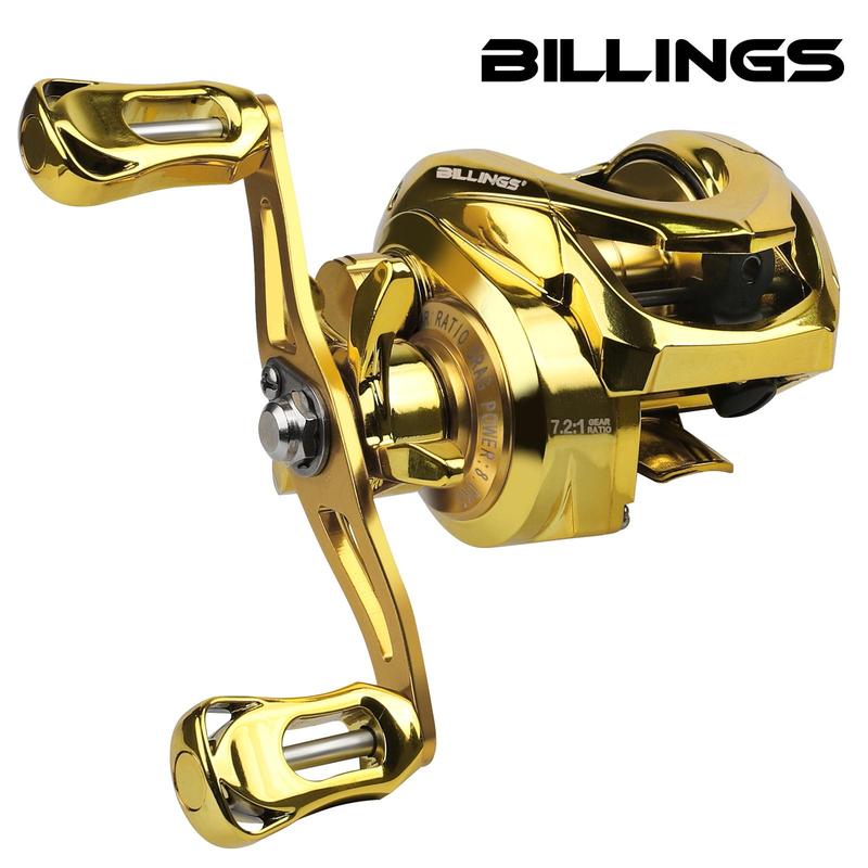 Baitcasting Fishing Reel, High Speed 7.2:1 Gear Ratio Fishing Reel, Magnetic Brake System Fishing Reel, Smooth Casting and Retrieving Experience for Freshwater and Saltwater Fishing, Bait Casters, Fishing Tackle, Fishing Gear