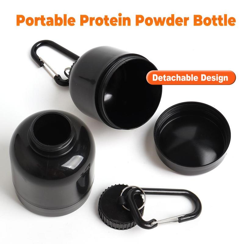 Portable Protein Powder Bottle, 100ml Mini Protein Powder Supplement Cup, Leak Proof Fitness Bottle, Sports Accessories for Gym Workout, Christmas Gift