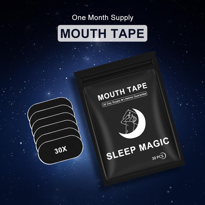 Mouth Tape - one month supply mouth tape, sport accessories, 30 Strips,Anti Snoring Mouth Sticker, Mouth Tape for Sleeping