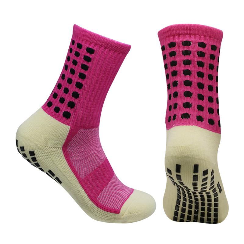 Men's Soccer Socks Grip Pads Non Slip Football Baseball Soccer Socks Women Anti Slip Yoga Fitness Socks for Girls