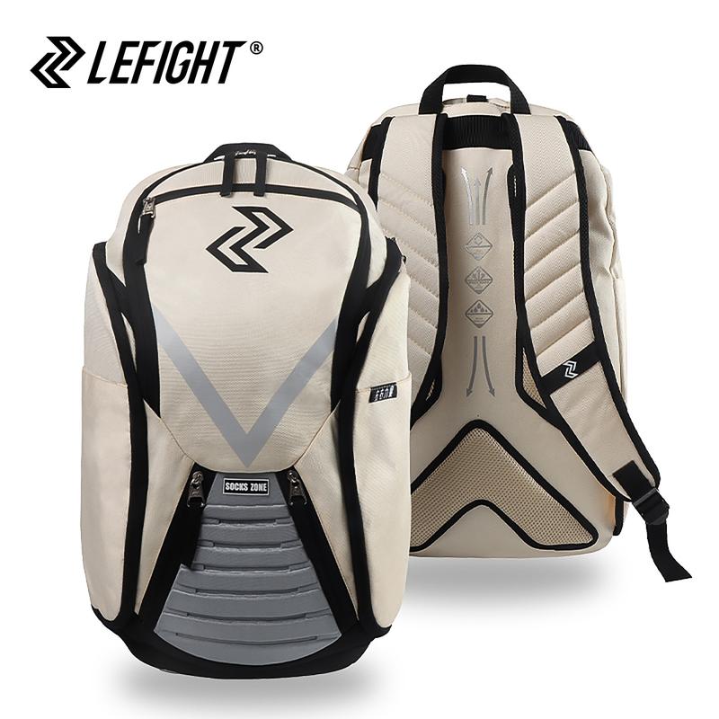 LEFIGHT Hoops Elite Pro Basketball Backpack With Dividers, Large Capacity Sports Training Backpack