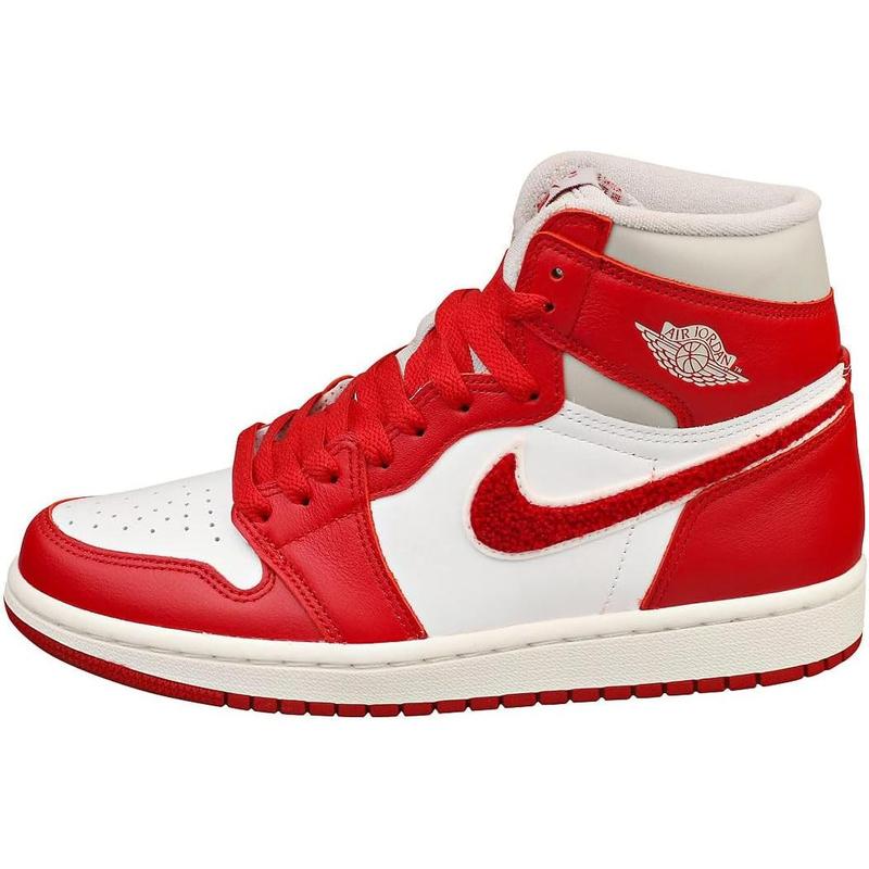 Women's Jordan 1 Retro Hi OG Lt Iron Ore Varsity Red-Sail (DJ4891 061)