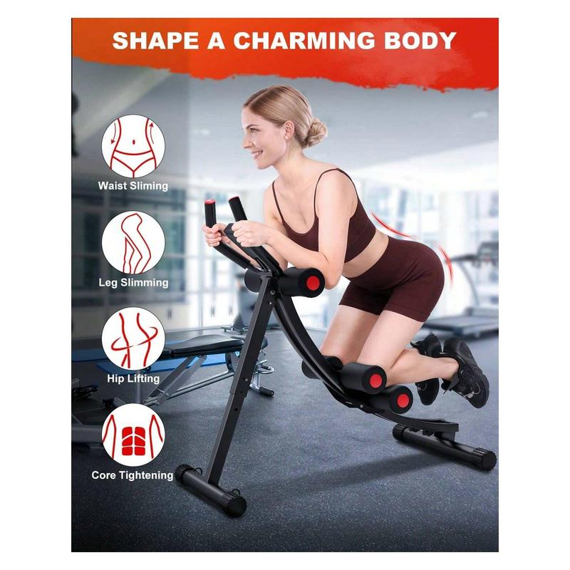 Ab Workout Equipment, Ab Machine For Home Gym, Height Adjustable Ab Trainer, Foldable Fitness Equipment, Abdominal Trainers Ab Workout Machine