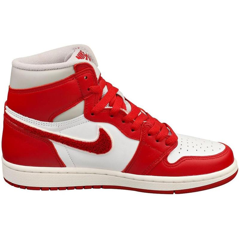 Women's Jordan 1 Retro Hi OG Lt Iron Ore Varsity Red-Sail (DJ4891 061)