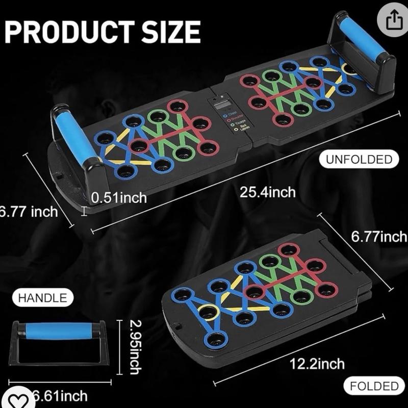 Home gym equipment automatic count push board