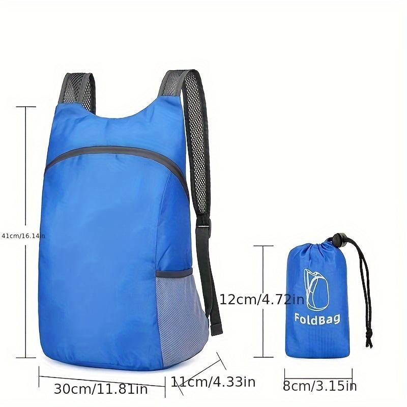 Foldable portable travel bag, lightweight outdoor backpack, camping hiking backpack, foldable sports bag, lightweight waterproof backpack, outdoor portable backpack for men and women, ultralight folding backpack, large capacity sports folding backpack