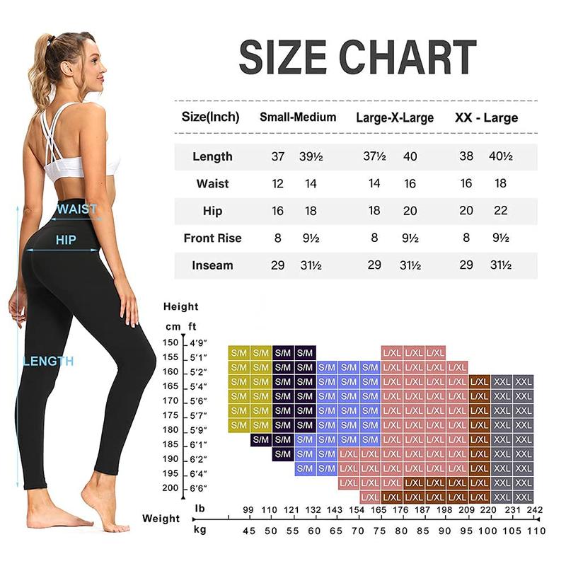 SHOWITTY High Waisted Leggings for Women - Soft Opaque Slim Tummy Control Printed Pants for Running Cycling Yoga