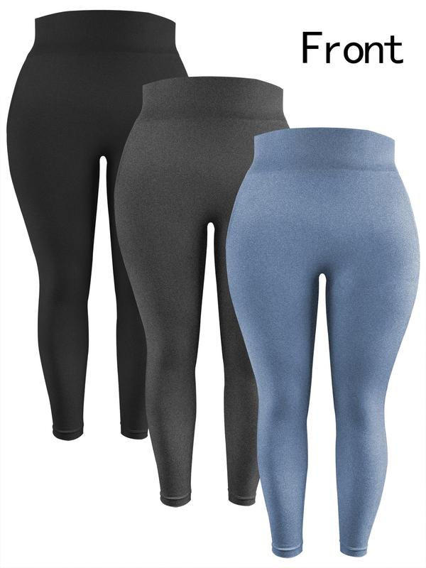  Solid Ruched High Waist Sports Leggings for Women, Workout Clothes Women, Sporty Comfy Breathable Skinny Yoga Tummy Control Pants for Yoga Gym Workout, Women's Sport & Outdoor Clothing for Fall, Fall clothes 2024