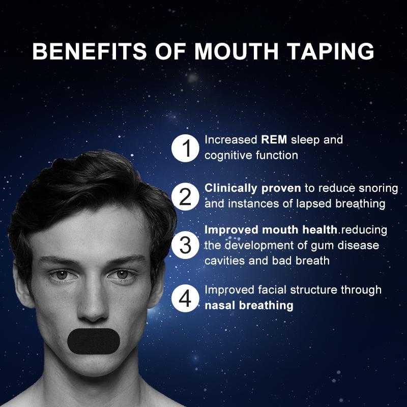 Mouth Tape - one month supply mouth tape, sport accessories, 30 Strips,Anti Snoring Mouth Sticker, Mouth Tape for Sleeping