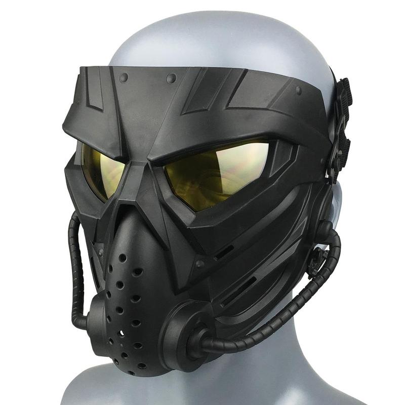 Tactical Mask, 1 Count Full Face Protective Mask with Strap, Tactical Full Face Mask for Shooting Game, Shiesty Mask