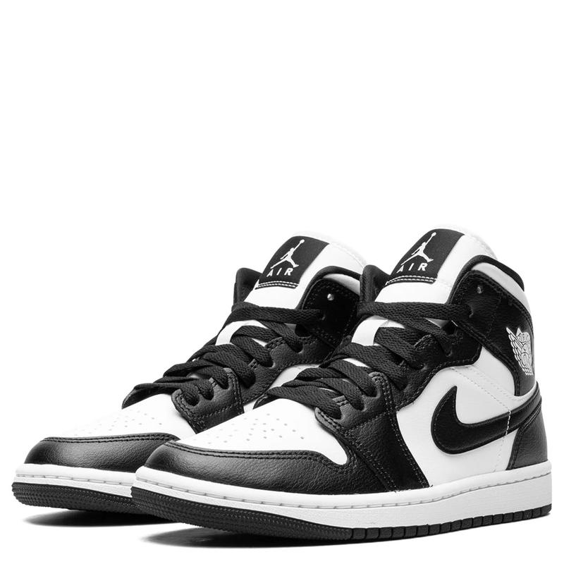 Nike Air Jordan 1 Mid Panda White Black DV0991-101 Womens Fashion Sneakers New