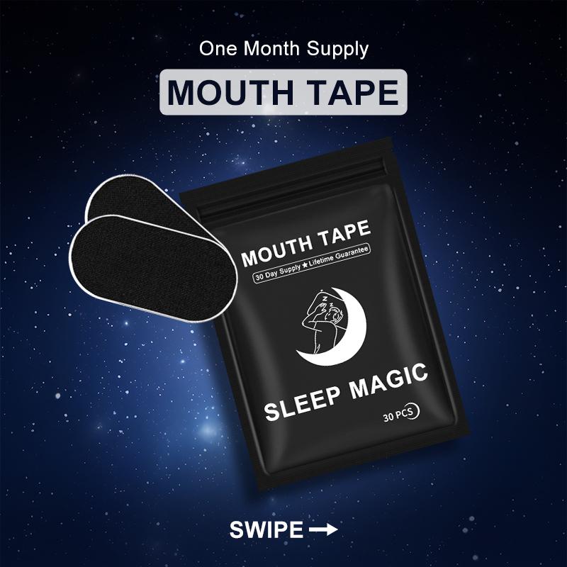 Mouth Tape - one month supply mouth tape, sport accessories, 30 Strips,Anti Snoring Mouth Sticker, Mouth Tape for Sleeping