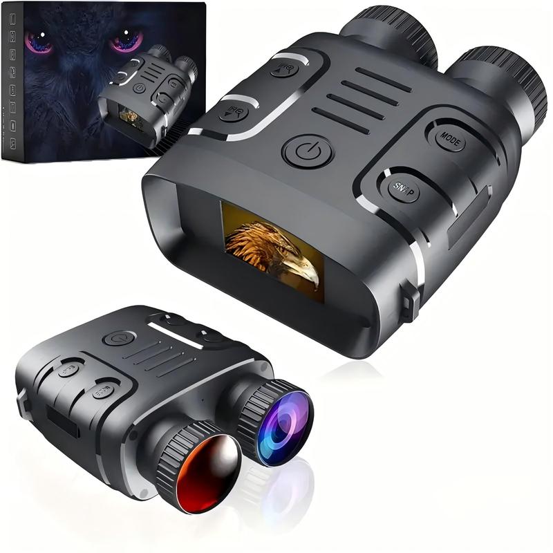 5X Digital Zoom Night Vision Binoculars, 1 Box Rechargeable Binoculars with Storage Card & Accessories, Outdoor Binoculars for Hiking, Camping, Travel