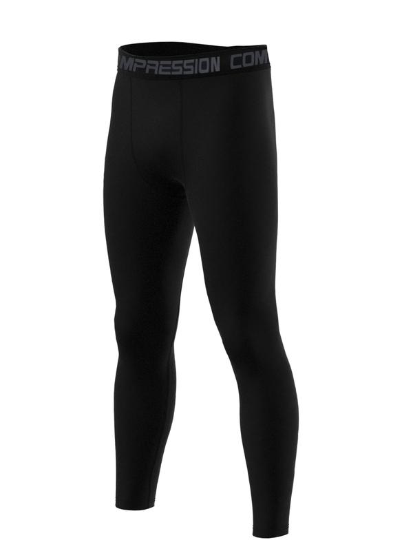 Men's Quick Drying Compression Tights, Black Pro Tights, Medium Stretch Sports Tummy Control Leggings, Gym Clothes, Letter Graphic Sports Pants for Gym Workout, Men's Sportswear & Activewear, Fall Outfits 2024, Gym Clothing, Gym Clothes