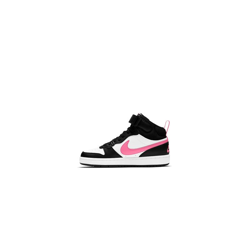 Nike Court Borough Mid 2 Black Sunset Pulse-White (CD7782 005)