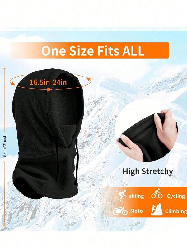 Men's Winter Ski Balaclava Face Mask Full Winter Mask Breathable Windproof Warmer Sports Mask