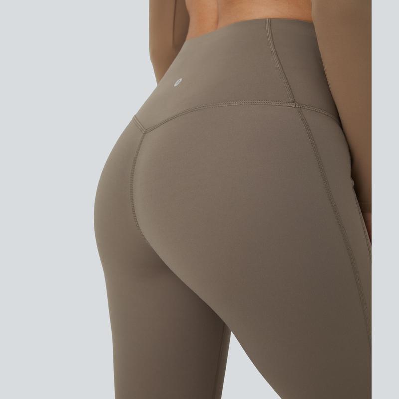 Halara SoCinched High Waisted Tummy Control Shaping Yoga UltraSculpt Flare Leggings