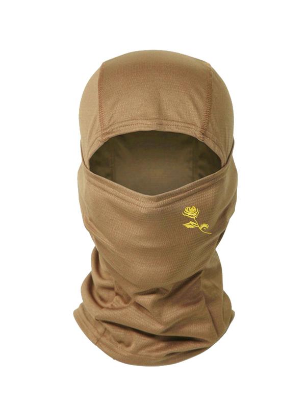 Basic Rose Pattern Breathable Comfortable Sports Balaclava Face Mask for Men & Women, Outdoor Cycling Sun Protection Hat for Street, Skiing, Dirt Bike Gear