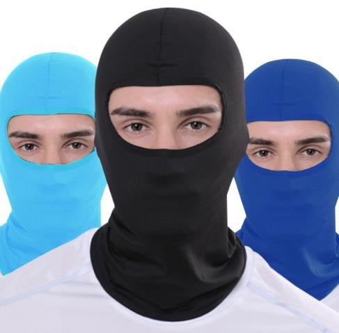 Sports Headgear Ice Silk Cycling Mask Summer Outdoor Sunscreen Headgear Bike Riding Ice Silk Headgear Open Eyes