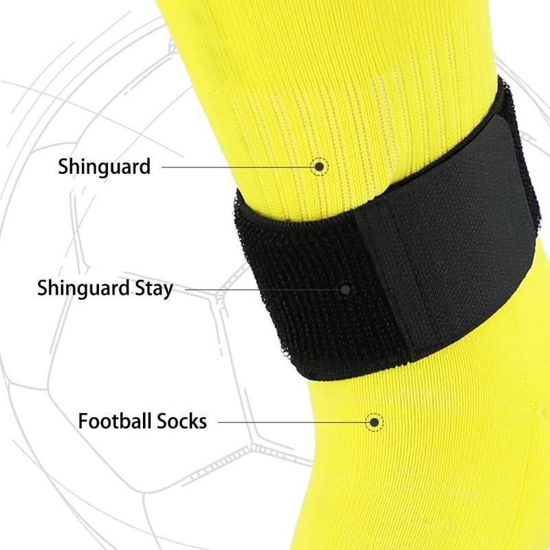 Sporty Adjustable Soccer Shin Guard Strap, Anti Slip Lightweight Soccer Ankle Guard, Sports Accessories for Football Running Cycling