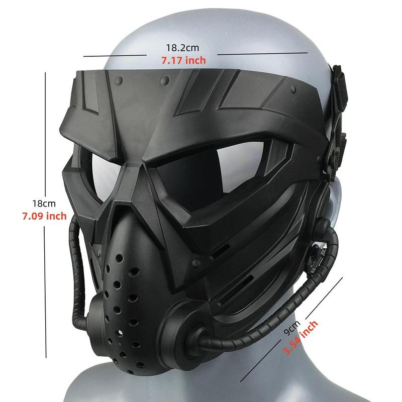 Tactical Mask, 1 Count Full Face Protective Mask with Strap, Tactical Full Face Mask for Shooting Game, Shiesty Mask