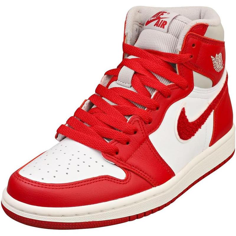 Women's Jordan 1 Retro Hi OG Lt Iron Ore Varsity Red-Sail (DJ4891 061)