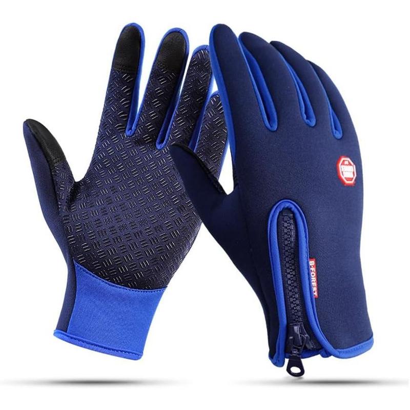 Winter Gloves Touch Screen Warm Gloves Cold Weather Windproof Cycling Driving Riding  Telefingers Thermal Gloves Non-Slip  Gel Adjustable Full Finger Mittens