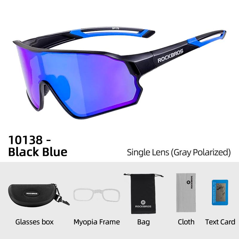 ROCKBROS Sports Polarized Sunglasses UV400 Dazzle Photographic Lenses Outdoor Sports Sunglasses Rimless Windproof and Dustproof Glasses Cycling Fishing Skiing Goggles