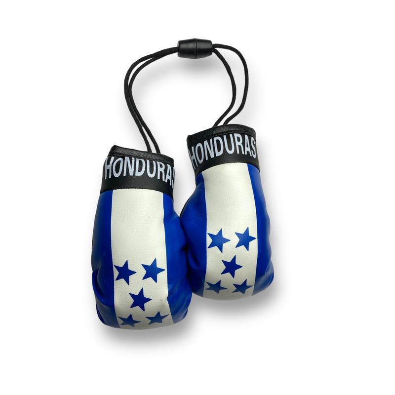 Mini Boxing Gloves with Country Flag - Ideal for Displaying as Car Rearview Mirror Mini Banner