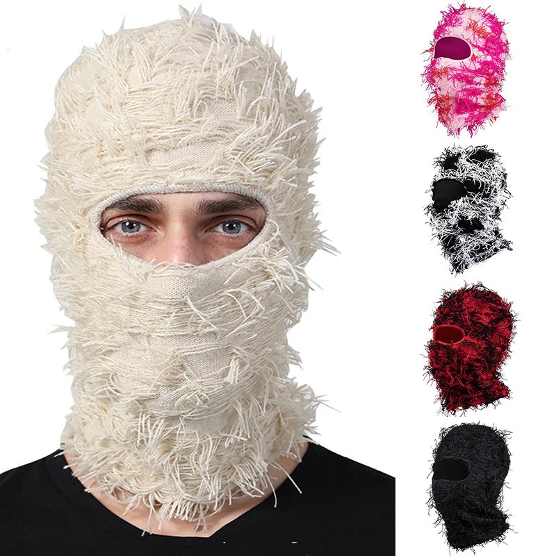 Ski Mask Knitted Face Cover Winter Balaclava Full Face Mask for Winter Outdoor Sports