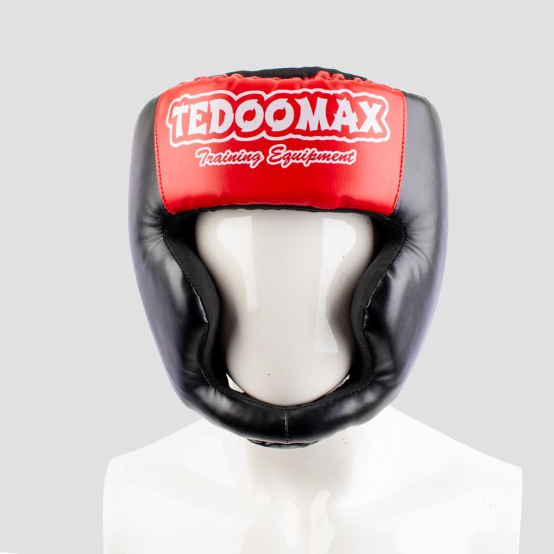 Boxing Helmet, PU Leather Boxing Helmet, Professional Training Equipment for Fighting, Judo, Kickboxing Headgear, Sparring Helmet