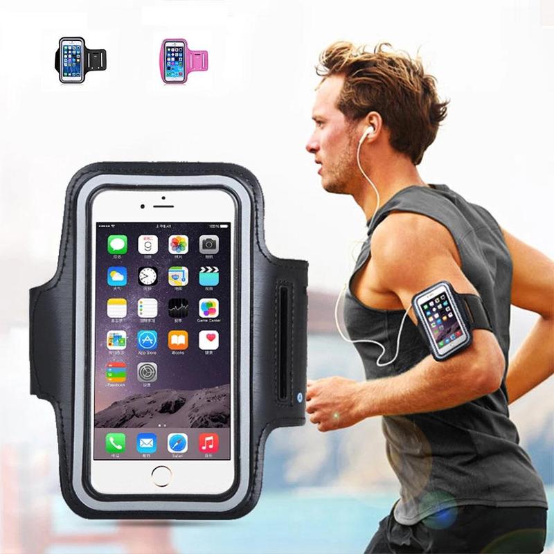 Outdoor Arm Bag, Fitness Sports Phone Arm Bag, Touch Screen Phone Arm Bag, Suitable for 4-6 Inch Phone