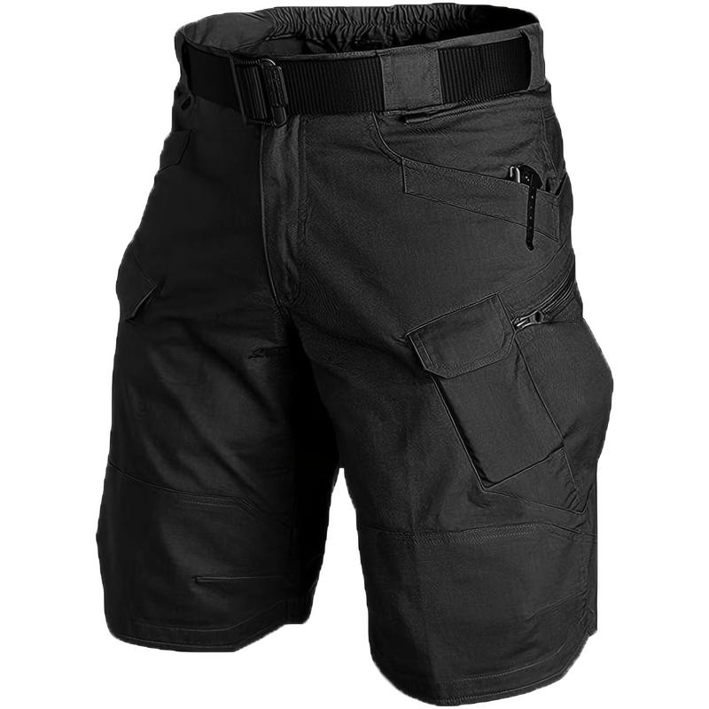 New-Tactical Multi-Pocket Cargo Shorts - Lightweight, Quick-Dry, Breathable, Water-Resistant, Adjustable Waistband, Zipper Closures for Outdoor Hiking, Fishing, Combat, Casual Work