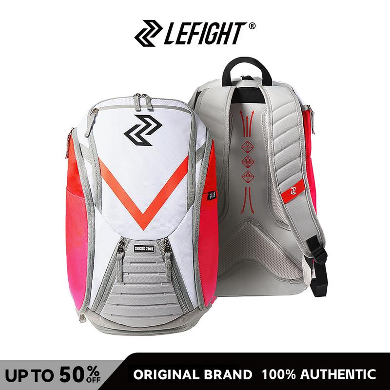 LEFIGHT Hoops Elite Pro Basketball Backpack With Dividers, Large Capacity Sports Training Backpack