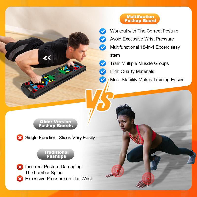 LALAHIGH Home Gym Kit:Fall Winter New Push Up Board for Shy Individuals – Achieve Your Dream Body and Sculpt Abs, Butt, and Arms in the Comfort of Your Home!