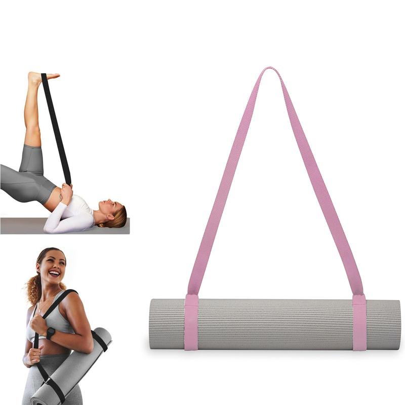 Yoga Mat Sling, 1 Count Durable Carrying Strap for Yoga Mat, Adjustable Yoga Mat Carrier, Yoga Mat Sling for Home Gym Workout  (No Mat Included)