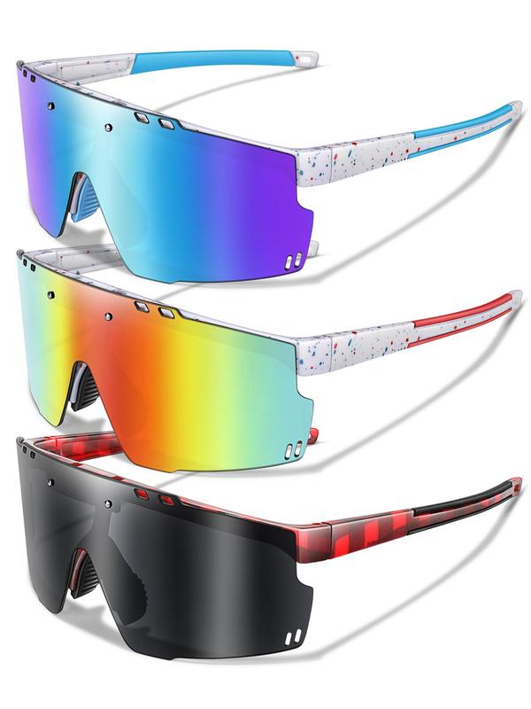 Unisex's Flip-Up Sports Sunglasses, Sporty Outdoor Eyewear for Cycling, Running, Fishing, Driving, Sports Eyewear for Men & Women