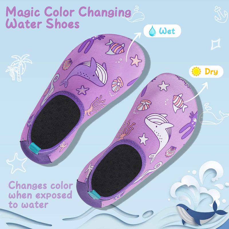 Summer 2024 Discoloration Walk Water Shoes,Plain Lightweight Creek Shoes for BeachVacation, Quick Dry Breathable CreekShoes, Surfing, non-slip shoess, Girl'sWalking Shoes