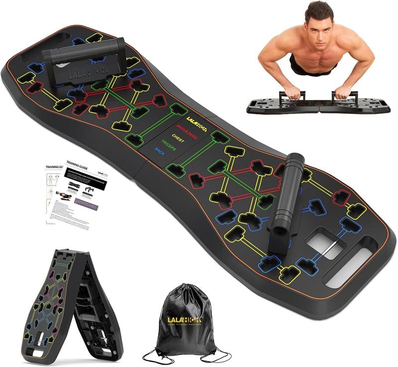 LALAHIGH-Push Up Board, Single Board with 5 Years Warranty, Fitness Equipment for Men and Women.