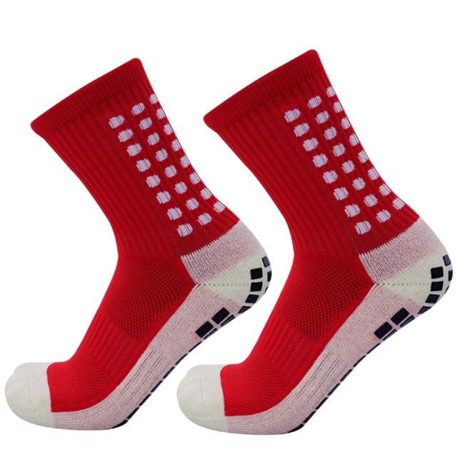 Men's Soccer Socks Grip Pads Non Slip Football Baseball Soccer Socks Women Anti Slip Yoga Fitness Socks for Girls