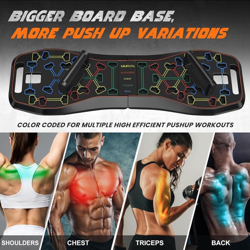 LALAHIGH-Push Up Board, Single Board with 5 Years Warranty, Fitness Equipment for Men and Women.