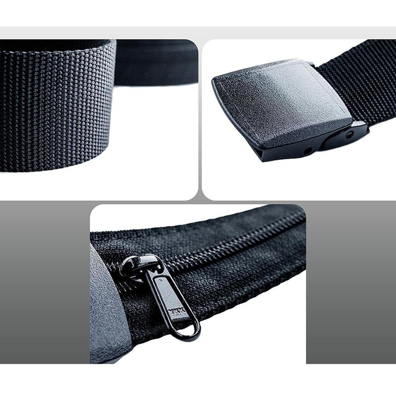 Money Belt Travel Security Belt with Hidden Money Compartment Pocket