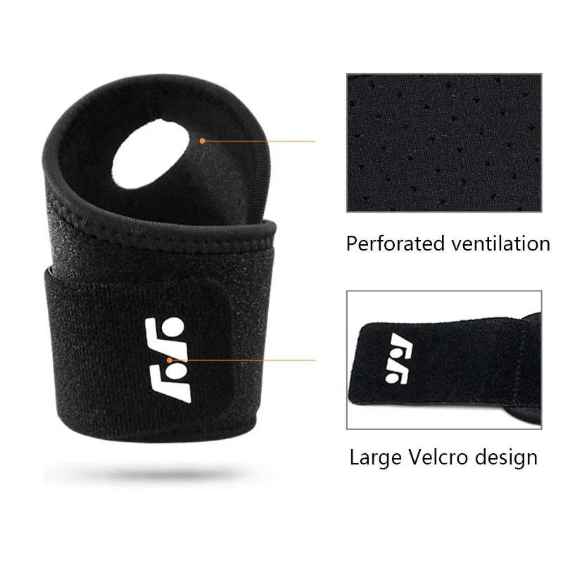 Sports wrist protection, basketball and tennis bandages wrapped to prevent sprains