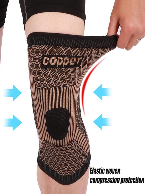 Copper Knee Brace, Sports Knee Pad for Knee Pain, Compression Sleeve for Sports, Workout, Knee Pain Relief, Knee Pads for Men & Women, Gym Clothes